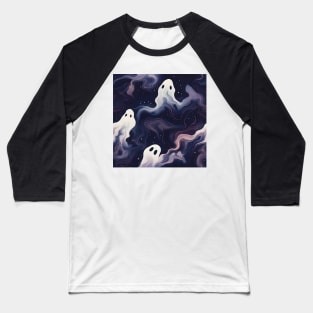 Halloween Monsters 3 - Ghost Baseball T-Shirt